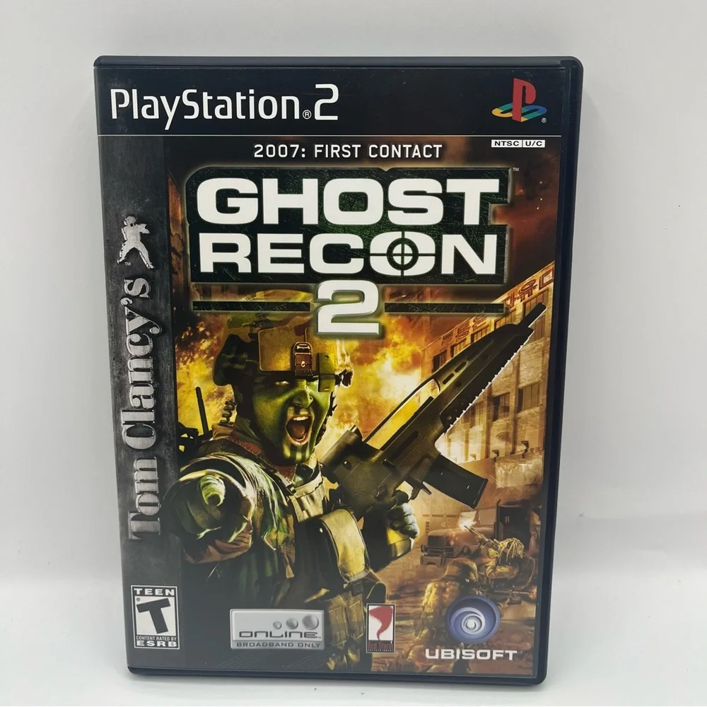 Tom Clancy's Ghost Recon 2 (Sony PlayStation 2, 2004) CIB. Tested.